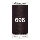 Gutermann naaigaren | 500m | 696 donkerbruin naaigaren GM - 500M - 696 - donkerbruin 4008015037161